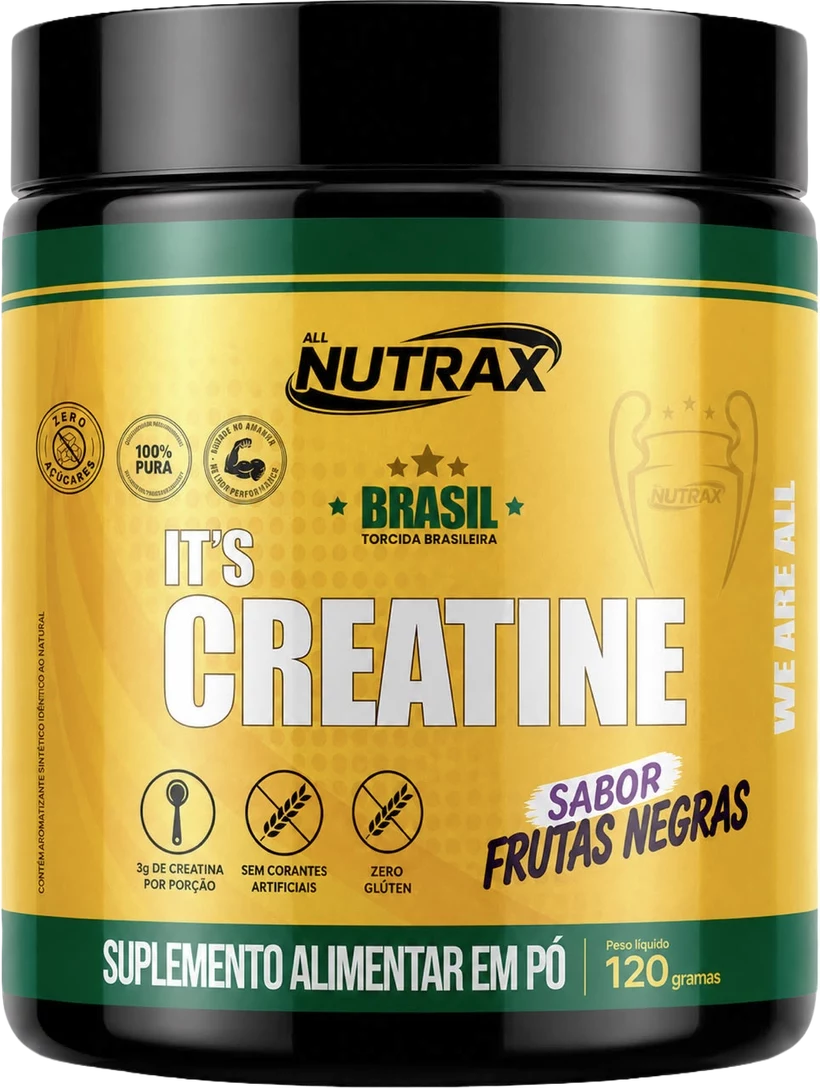 Pote It's Creatine, sabor Frutas Negras